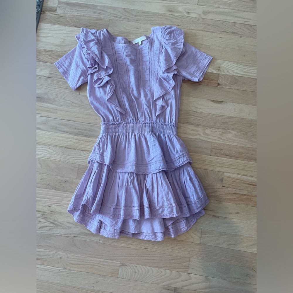Loveshackfancy Natasha dress purple